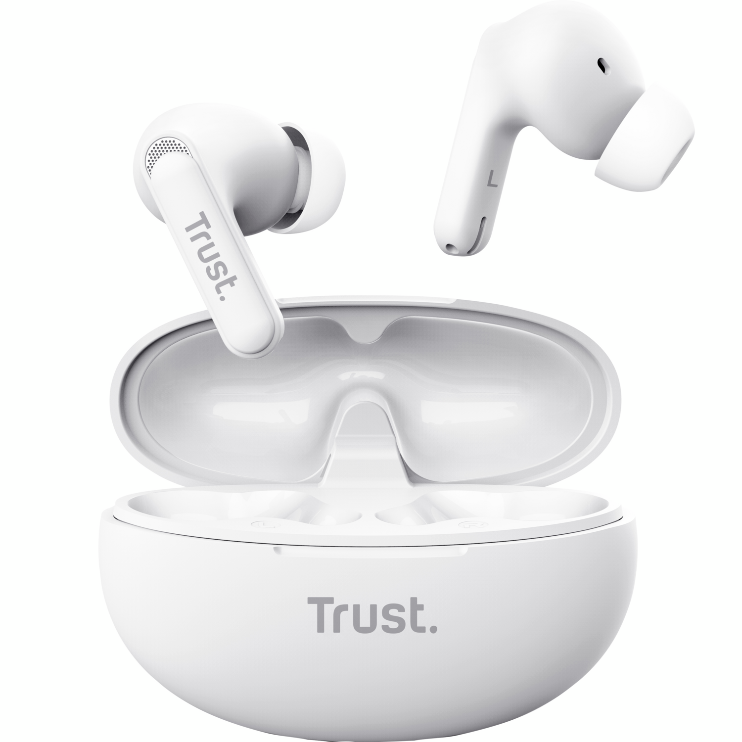 Наушники TWS Trust Yavi Earbuds BT 5.3 ENC, SBC, Mic White (25172_TRUST) фото 