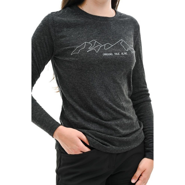 

Лонгслив женский Turbat Cozy Logo 2 LS Wmn caviar S черный