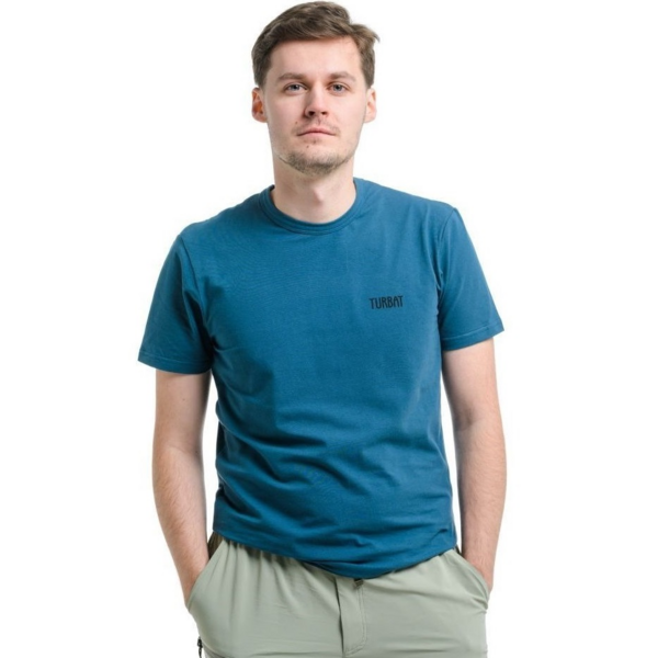 

Футболка мужская Turbat Emblema Mns indian teal XL синий