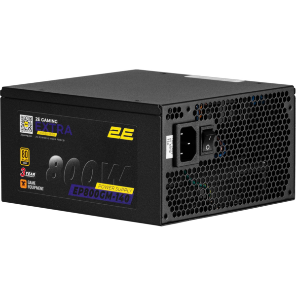 Блок питания 2E GAMING Extra Power (800W) (2E-EP800GM-140)