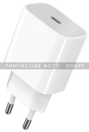 Сетевое зарядное устройство 2E 25Вт USB-C PD, White фото 