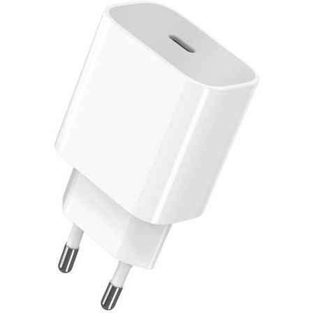 Сетевое ЗУ 2E 25W USB-C PD, White (2E-WC1USBC25W-W) фото 