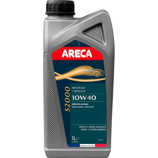 Масло моторное Areca S2000 10W-40 1л (PF011457) фото 