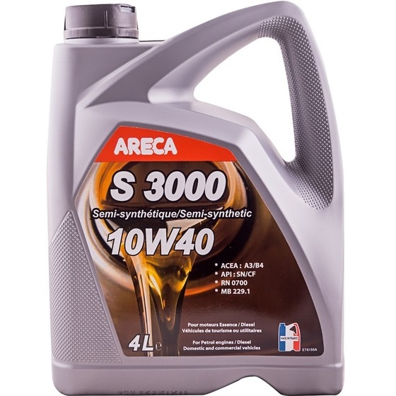 Масло моторное Areca S 3000 10W-40 4л (051335) фото 1