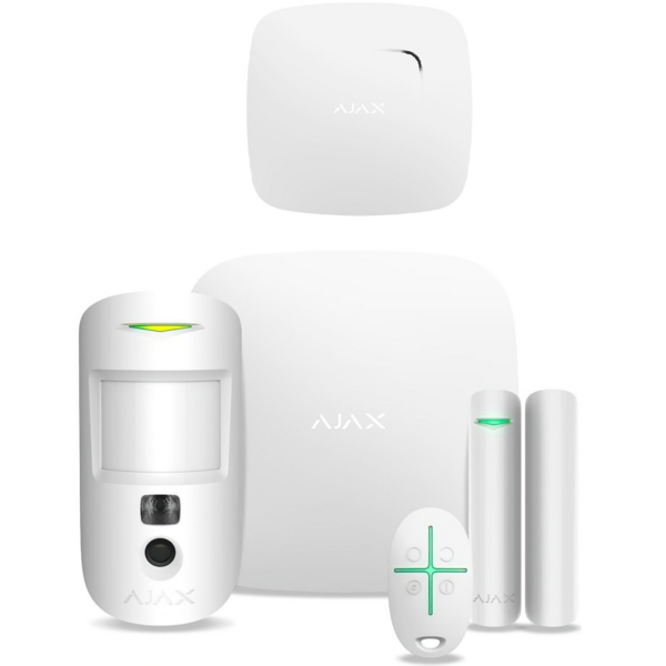 

Комплект Ajax StarterKit Cam Plus + FireProtect Plus белый (000019854_000005637)