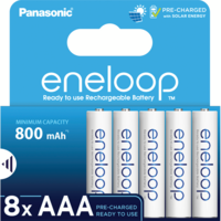 Аккумулятор Panasonic Eneloop AAA 800 mAh NI-MH , 8 шт (BK-4MCDE/8HH)