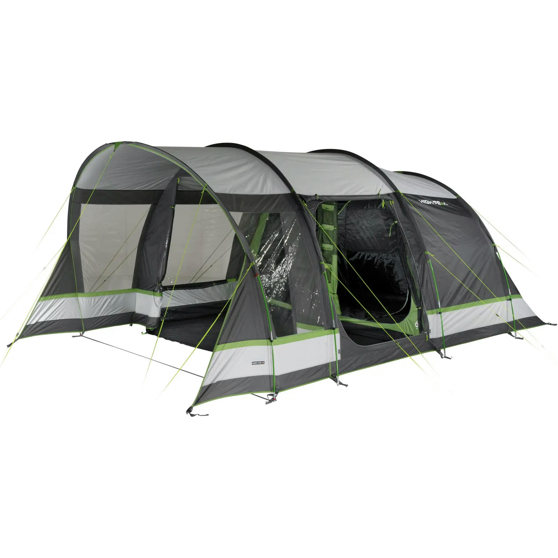 Палатка четырехместная High Peak Garda 4.0 Light Grey/Dark Grey/Green (11821) фото 1