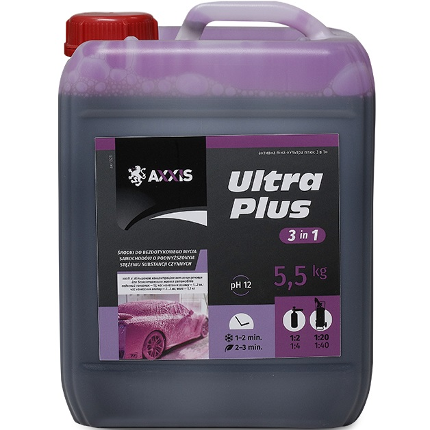 Активна піна Axxis Ultra Plus Фіолетова 5.5л (ax-1322) (48021337630)фото