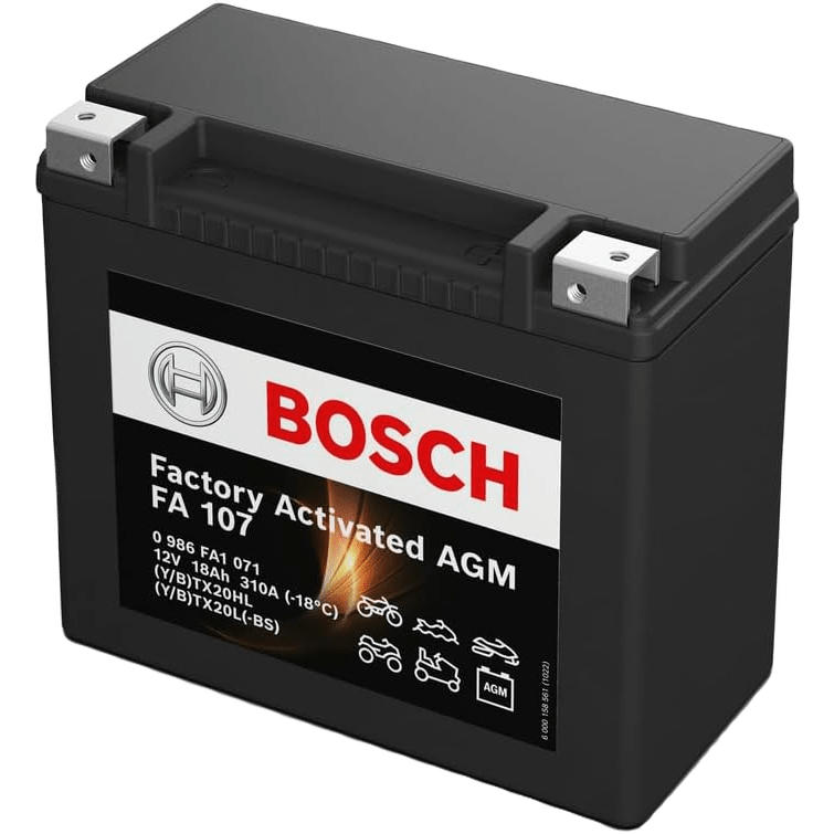 Аккумулятор AGM Bosch 18Ah-12v (FA107), R, EN310 (0986FA1071) (52371436569) фото 