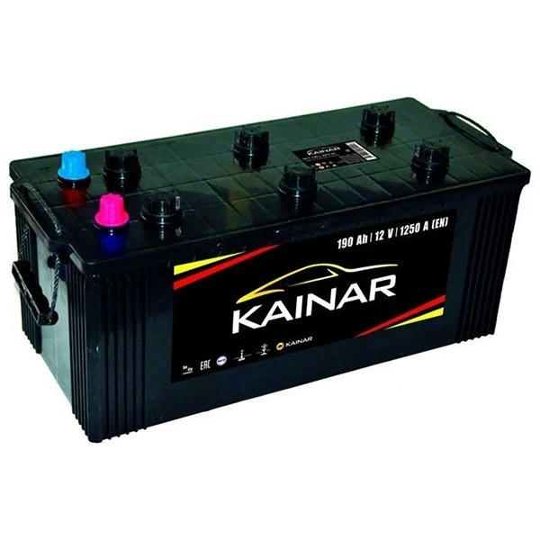 Акумулятор автомобільний Kainar 190Ah-12v, L, EN1250 (190 121 4 120 ЧЧ) (52371307393)фото