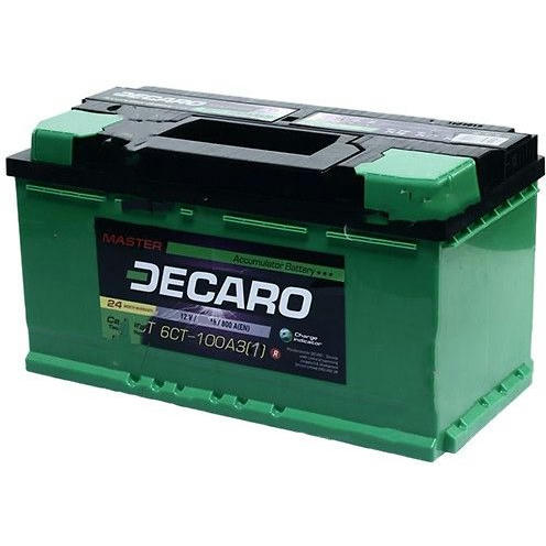 Автомобільний акумулятор Decaro Master 100Ah-12v, L, EN800 (6СТ-100 А3 (1) M) (52371143792)фото
