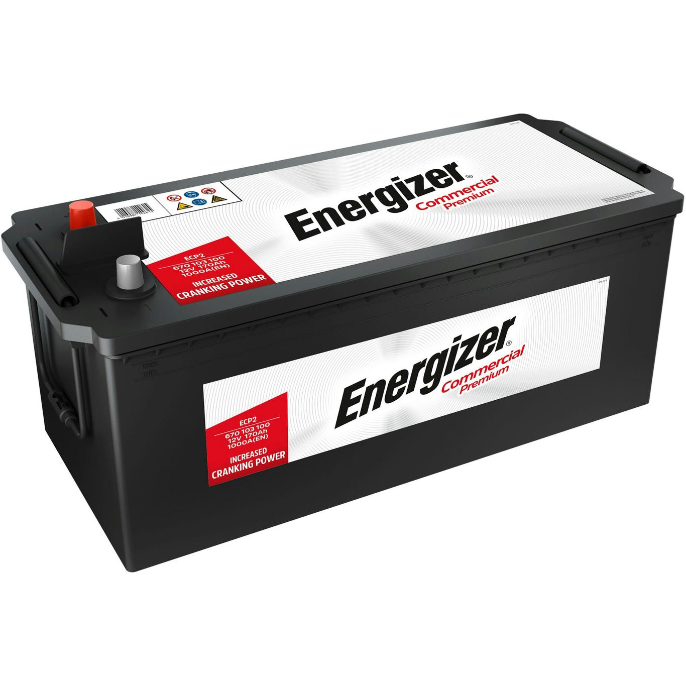 Акумулятор автомобільний Energizer 170Ah-12v, R, EN1000 (670 103 100) (5237784140)фото