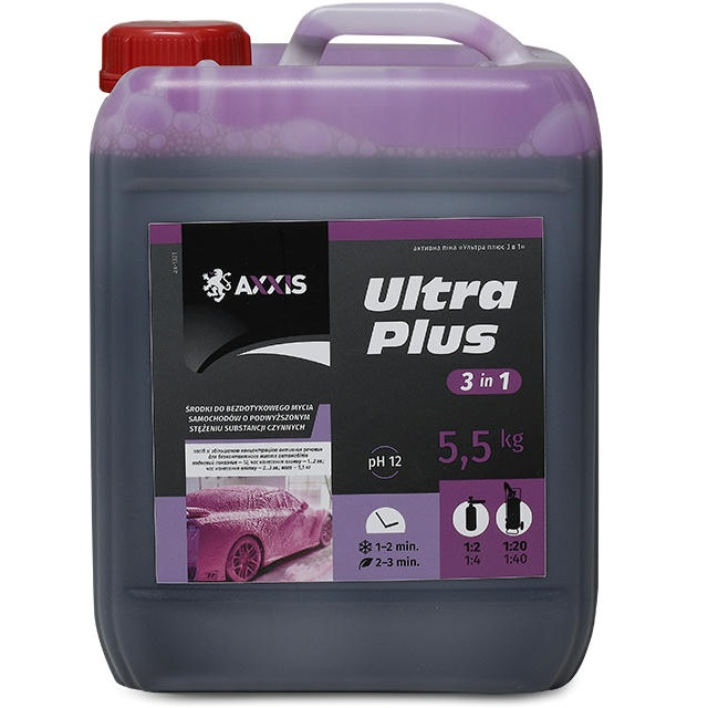 Активна піна Axxis Ultra Plus Фіолетова 5,5кг (ax-1321) (48021337629)фото1