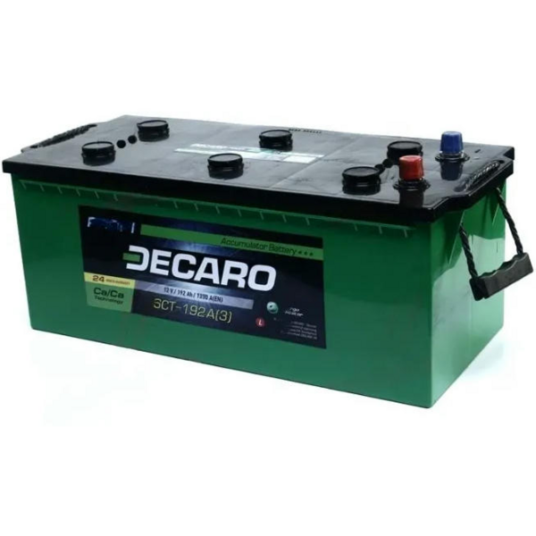 Аккумулятор автомобильный Decaro Profi 192Ah-12v, L, EN1350 (6СТ-192 А3 (3) PRO) (52371146626)