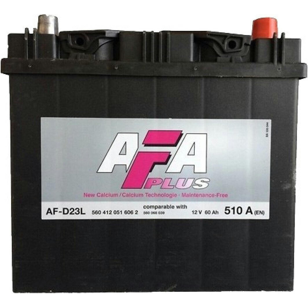 Акумулятор автомобільний AFA 60Ah-12v, R, EN510 (560 412 051) (5237830528)фото