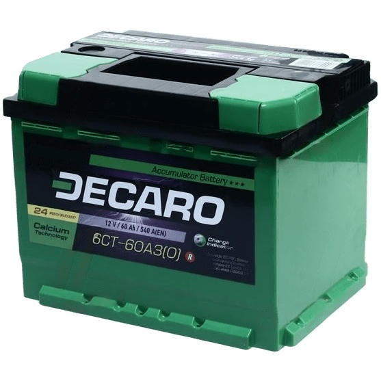 Автомобільний акумулятор Decaro Master 60Ah-12v, R, EN540 (6СТ-60 А3 (0) M) (52371143789)фото