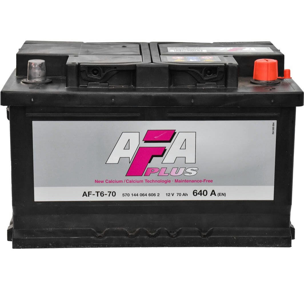 Аккумулятор автомобильный AFA 70Ah-12v, R, EN640 (570 144 064) (5237830533) фото 