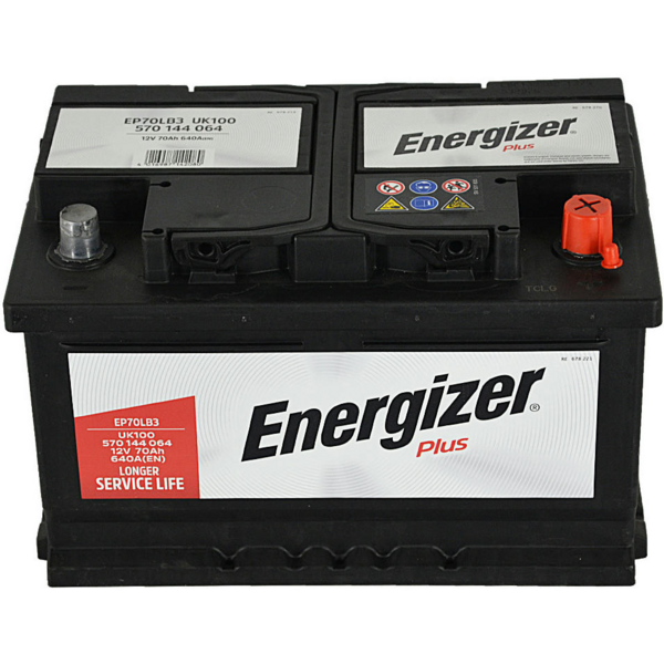 

Аккумулятор автомобильный Energizer Plus 70Ah-12v, R, EN640 (570 144 064) (5237784125)