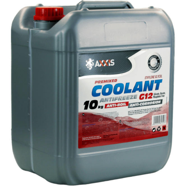 

Антифриз Axxis Red G12 Сoolant Красный 10л (ax-1015) (48021308687)