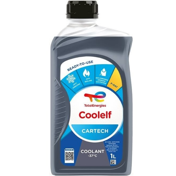 Антифриз Total Coolelf Cartech -37°C 1л (230161) (48021431354)