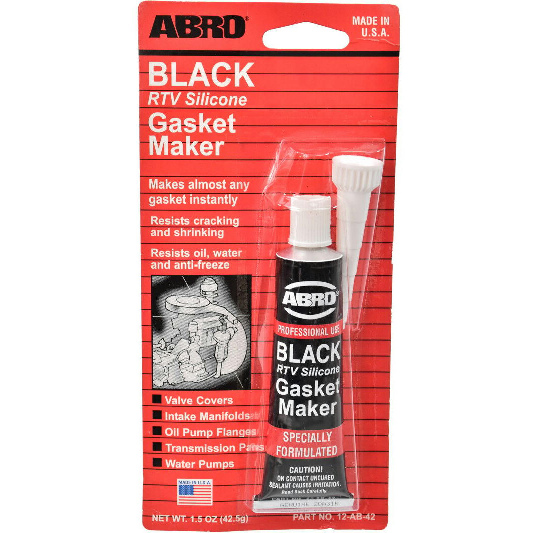 Герметик Abro для прокладок Чорний 42.5г (12-AB-42) (4805534807)фото