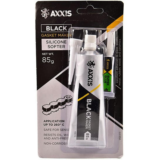 Герметик Axxis для прокладок Чорний 85г (VSB-013) (48021007892)фото