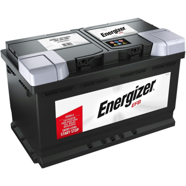 Акція на Аккумулятор автомобильный Energizer EFB 80Ah-12v, R, EN800 (580 500 080) (52371277625) від MOYO