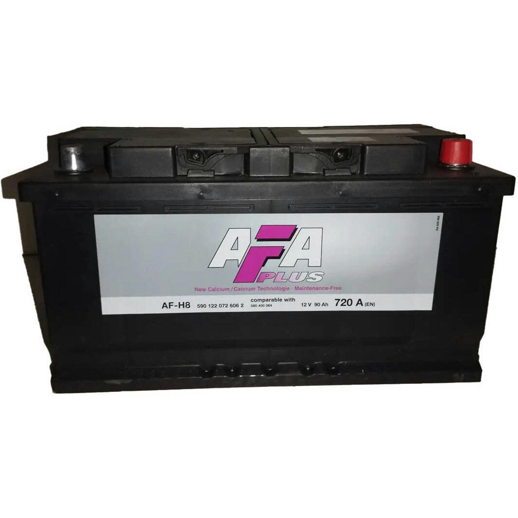 Аккумулятор автомобильный AFA 90Ah-12v, R, EN720 (590 122 072) (5237830540) фото 