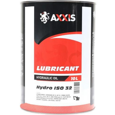 

Масло гидравлическое Axxis Hydro ISO 32 10л (ax-1013) (48021308685)