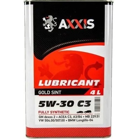 

Масло моторное Axxis 5W-30 C3 504/507 4л (AX-2020) (48021043865)