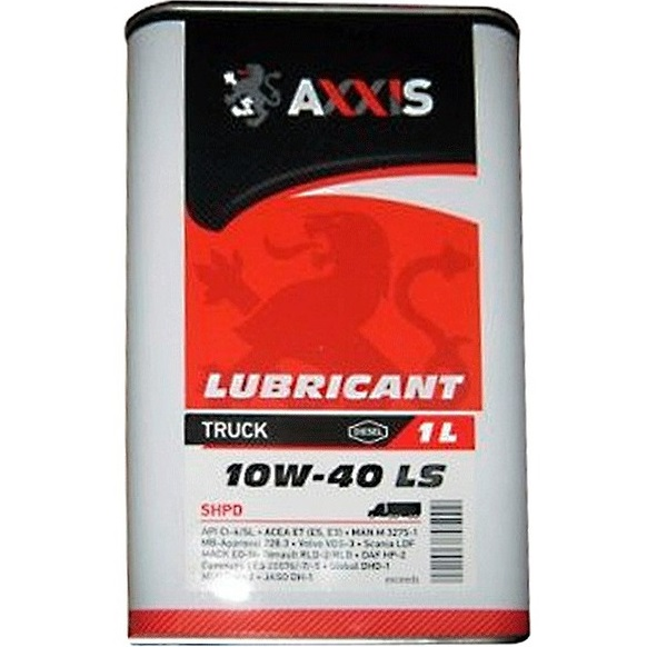 

Масло моторное Axxis Truck 10W-40 LS 1л (AX-2050) (48021043895)
