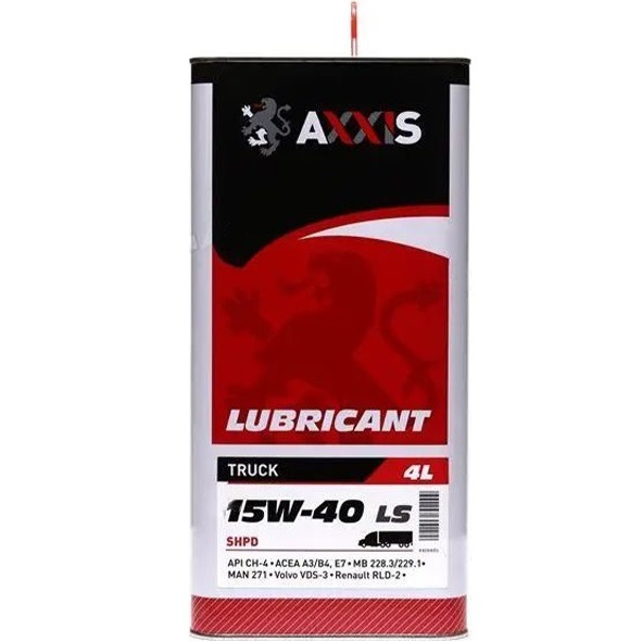 

Масло моторное Axxis Truck 15W-40 LS 4л (AX-2047) (48021043892)