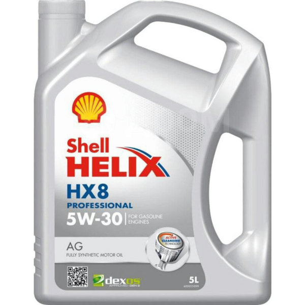 

Масло моторное Shell Helix HX8 Professional AG 5W-30 5л (550054289) (41071415370)