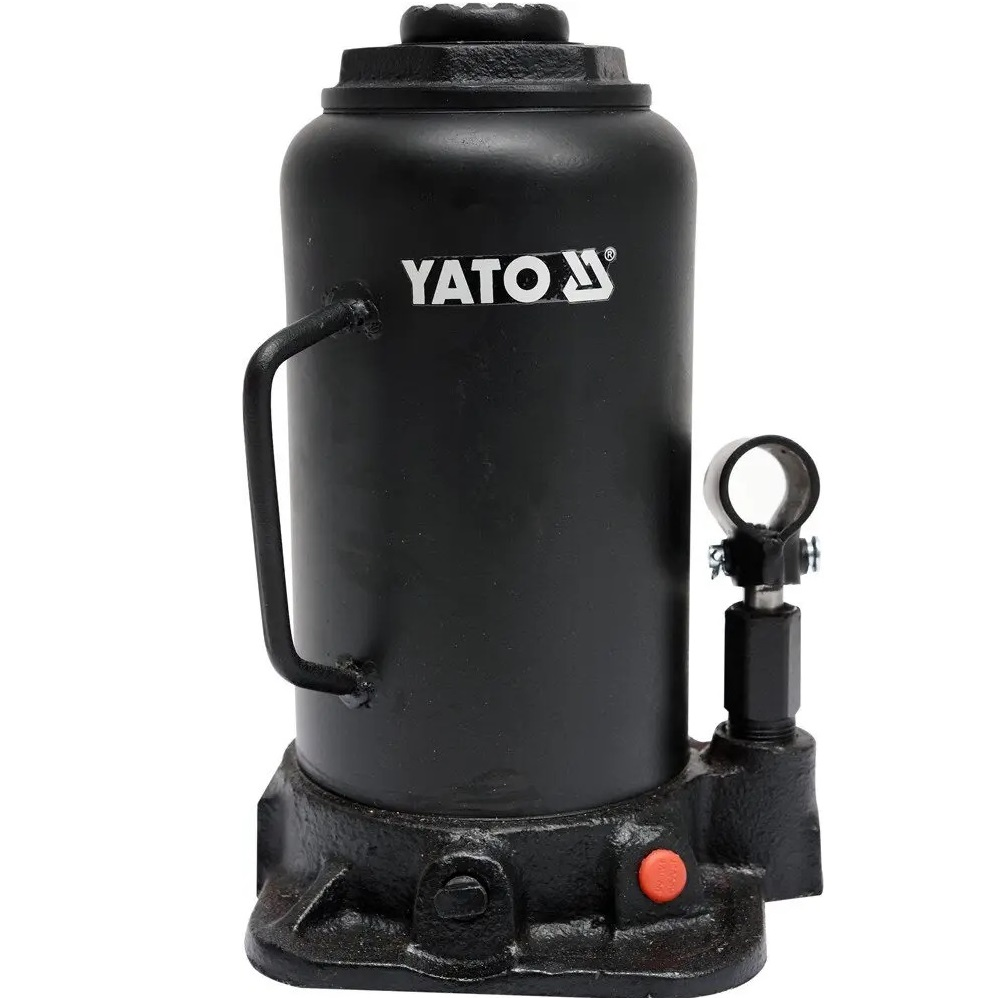 Домкрат Yato гидравлический бутылочный 20т 242-452мм (YT-17007) (49051159261)фото