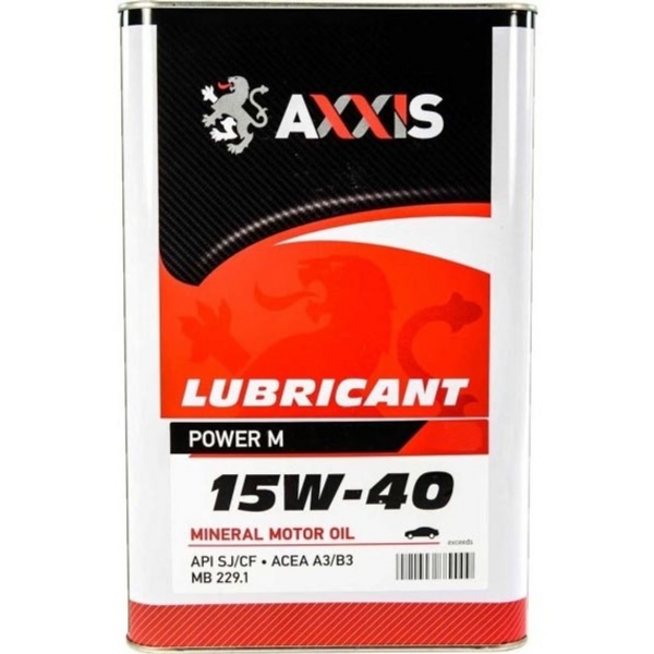 

Масло моторное Axxis Power М 15W-40 LPG 5л (ax-571) (48021286121)