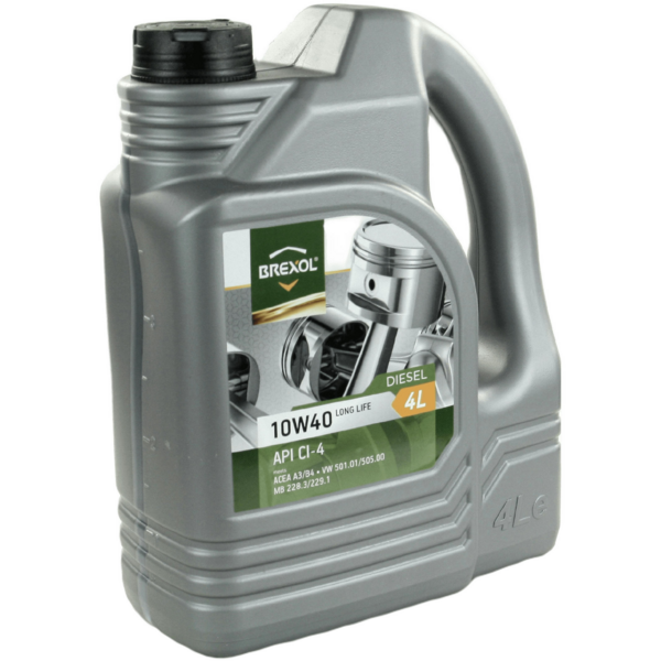 

Масло моторное Brexol Diesel 10W-40 CI-4 Long life 4л (48391051015)