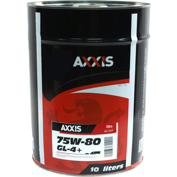 

Масло трансмиссионное Axxis 75W-80 GL-4+ 10л (ax-1021) (48021308693)