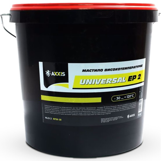 Мастило Axxis високотемпературне для підшипників Universal Term Grease EP-2 Жовто-коричневе 16кг (ax-3114) (48021160136)фото