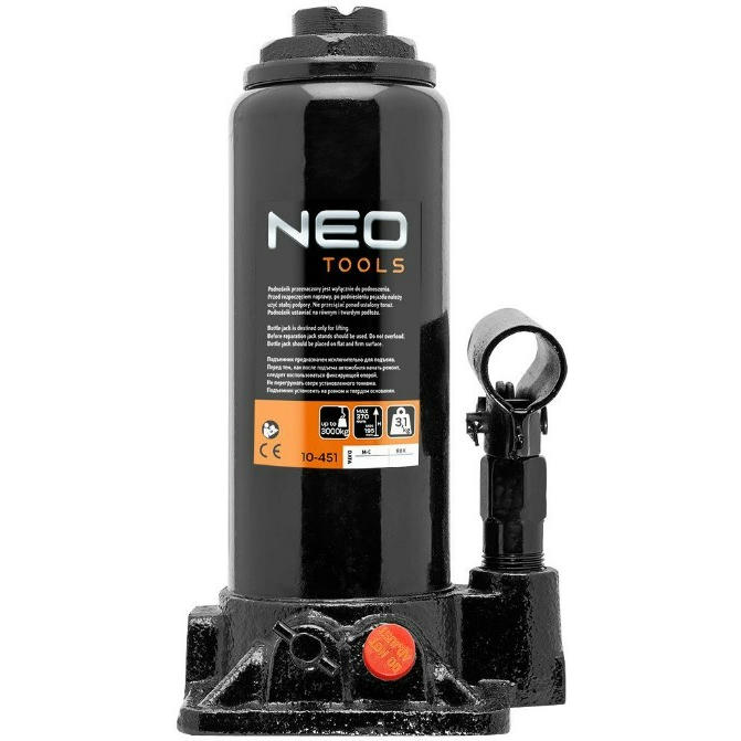 Домкрат Neo Tools, гідравлічний пляшковий 3т, 195-370ммфото