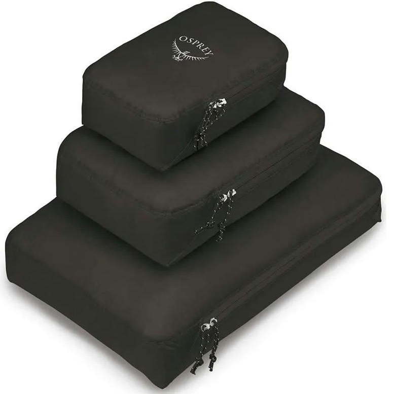Набір органайзерів Osprey Ultralight Packing Cube Set black O/S чорнийфото