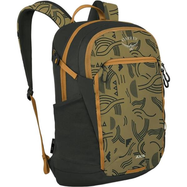 

Рюкзак Osprey Axis find the way print/black O/S коричневый