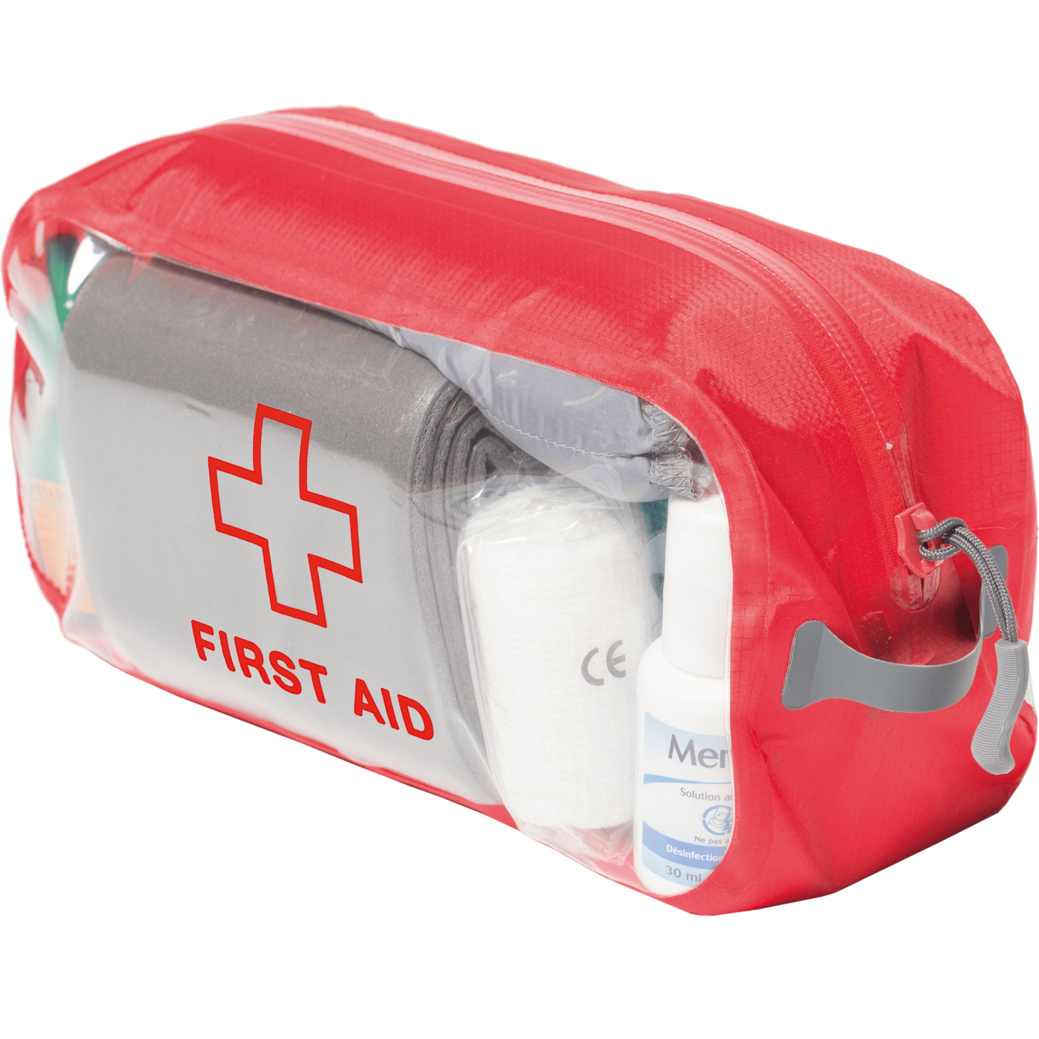 Органайзер Exped Clear Cube First Aid M red M красный фото 