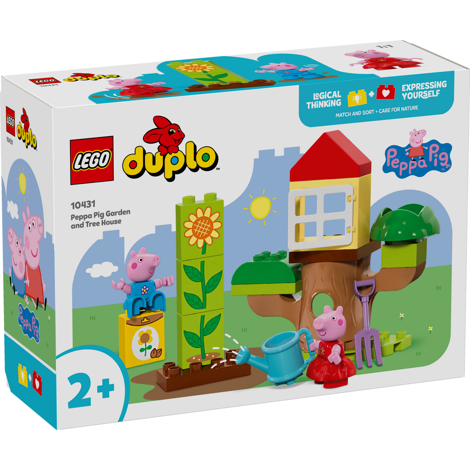 10431 Lego Duplo Peppa Pig Сад и домик на дереве Пеппы фото 