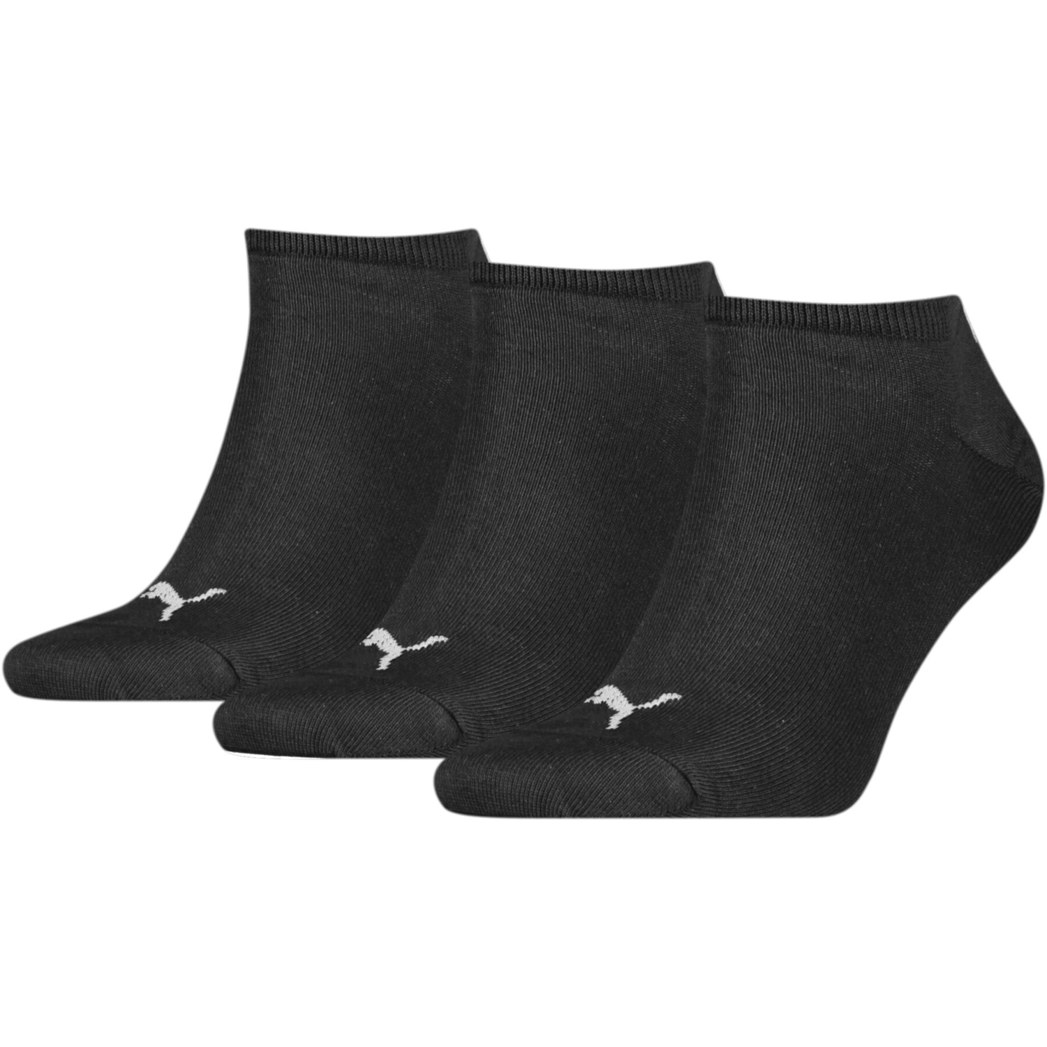 Носки Puma Unisex Sneaker Plain 3P 35-38 3 пары черные фото 