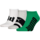 Шкарпетки Puma Unisex Big Logo Sneaker 3P 39-42 3 пари білі, сірі, зелені