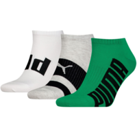 Шкарпетки Puma Unisex Big Logo Sneaker 3P 938390_03 43-46 3 пари білі, сірі, зелені