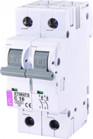 Автоматичний вимикач ETI, ETIMAT 6 2p З 16А (2143516)