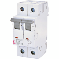Автоматичний вимикач ETI, ETIMAT 6 2p С 16А (2143516)
