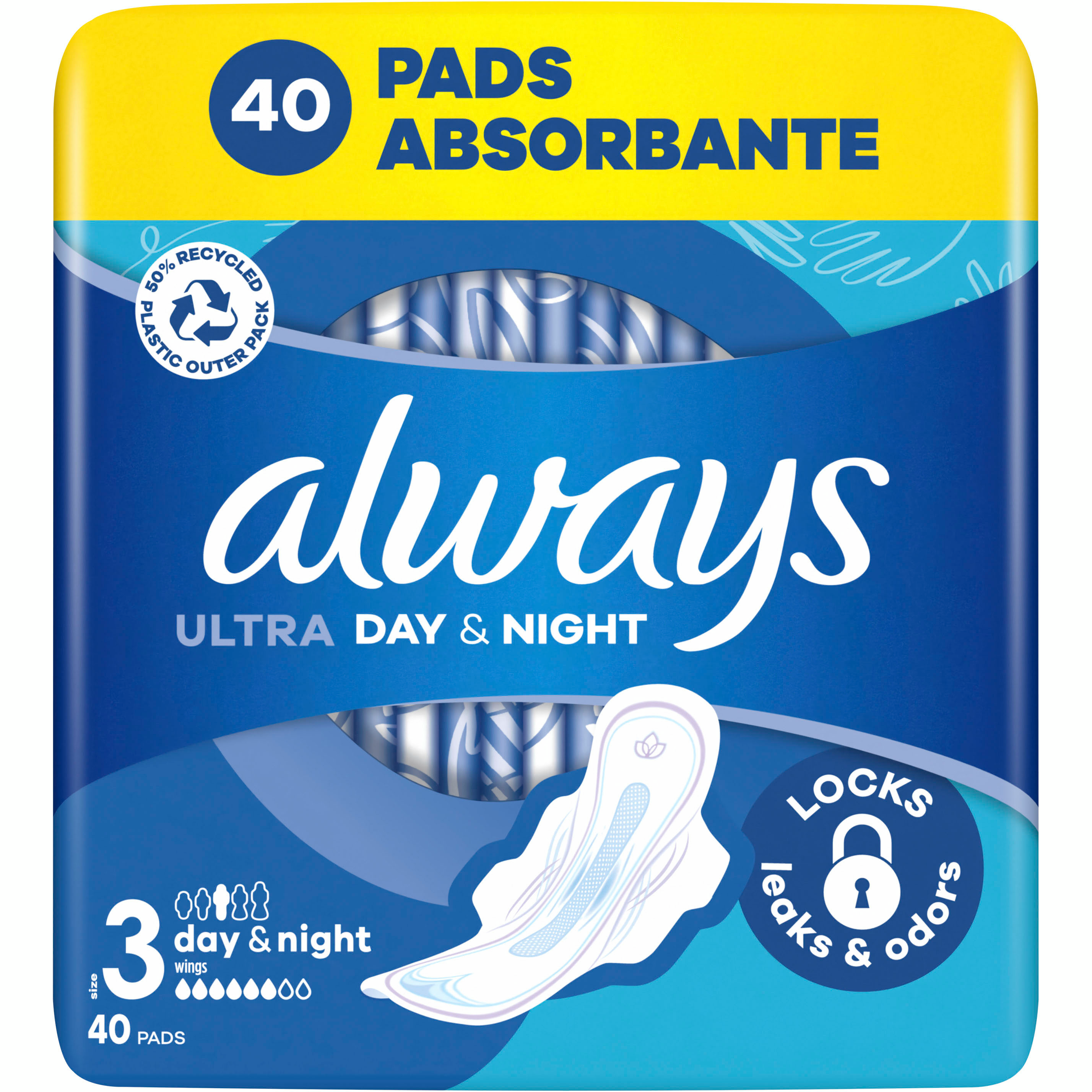 Гігієнічні прокладки Always Ultra Day&Night Розмір 3 40штфото1