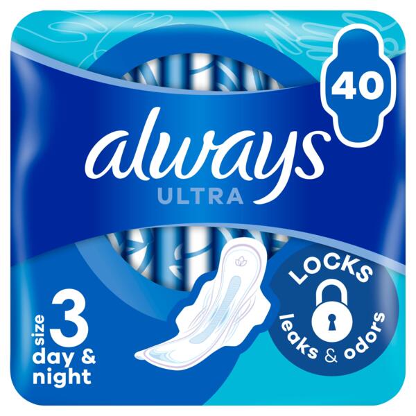 

Гигиенические прокладки Always Ultra Day&Night Размер 3 40шт